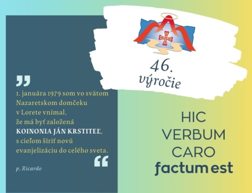 46. výročie vzniku Koinonie Ján Krstiteľ